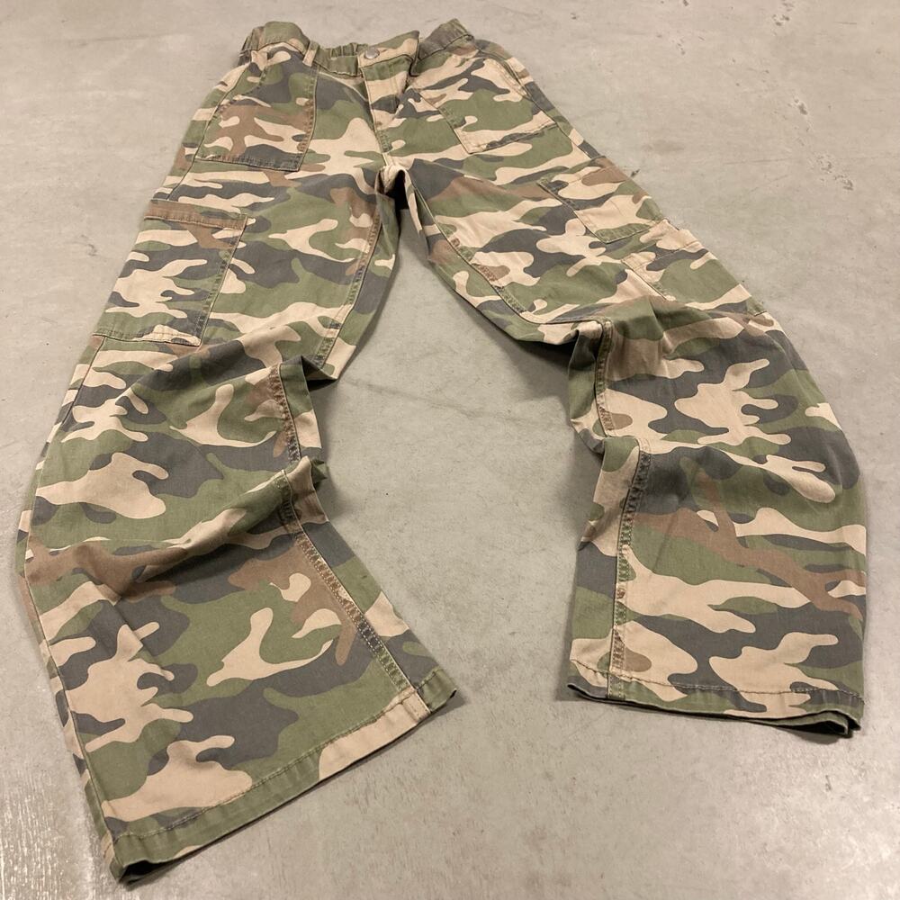 vintage y2k camo no boundaries cargo pants 24x30